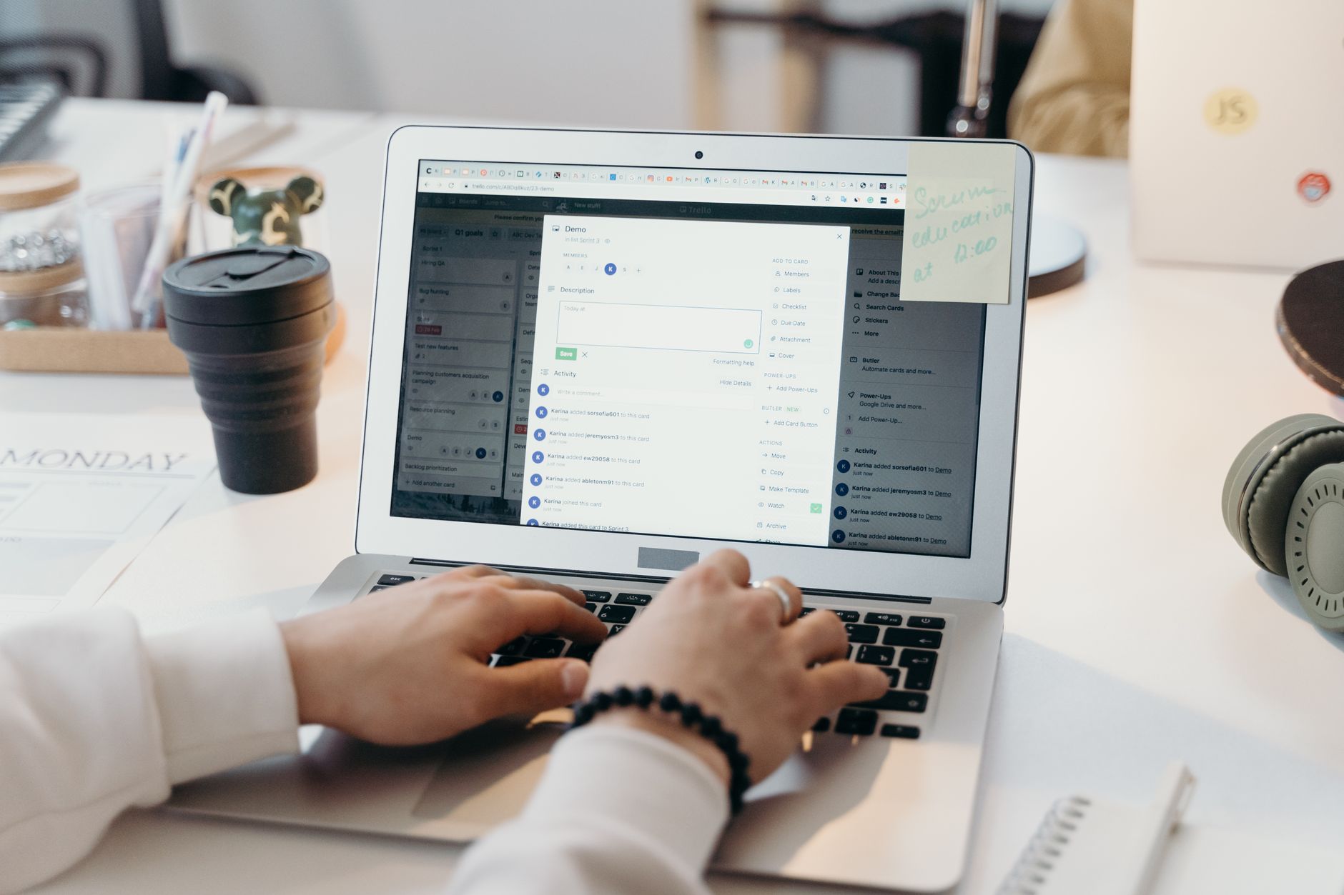 A monitor displaying email analytics and deliverability metrics for a freight outbound campaign